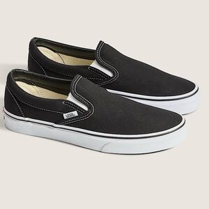 VANS CLASSIC SLIP-ON SHOE SIZE 14 BLACK GREAT CONDITION